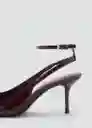 Zapatos Neckb Burdeos Talla 37 Mujer Mango