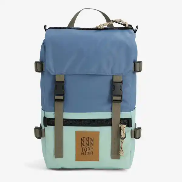 Topo Designs Mochila de Aventura Rover Stone Blue/Ash Green 10 L