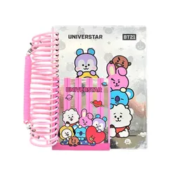 Bt21 Libreta Argollada 80 Hojas Con Bloc de Notas 20 Hojas