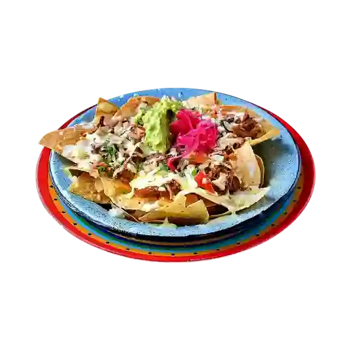 Nachos de Tinga de Pollo