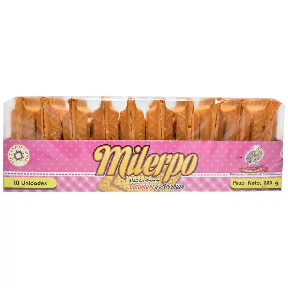 Milerpo Galletas Rellenas de Guayaba y Arequipe