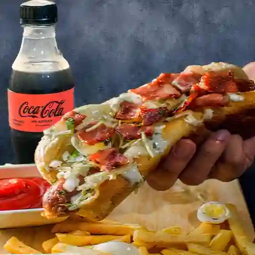 Combo Perro Especial +Papas +Gaseosa