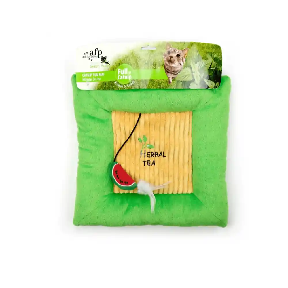 AFP Tapete Para Gato Green Rush Catnip Fun Mat