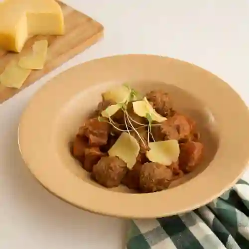 Pastas de Albóndigas Salsa Ragú (150 Gr)
