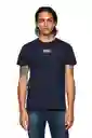 Diesel Camiseta T-Diegos-Ecosmallogo Azul Talla M