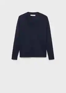 Saco Jersey Luccav Navy Talla S Mujer Mango