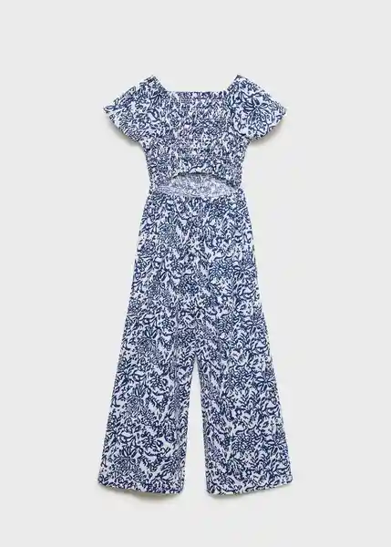 Enterizo Mono Begur Navy Talla 12 Niñas Mango