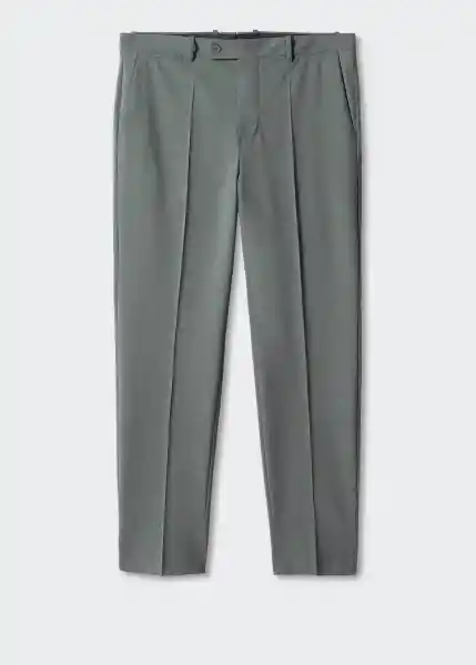 Pantalón Breda Verde Talla 46 Hombre Mango