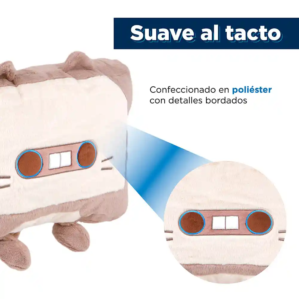 Miniso Peluche de Gato en Forma de Cassete Pulgadas