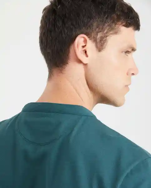 Camiseta Polo Ner# Neck Verde Nafta Ultra Oscuro XS Chevignon