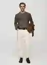 Buzo Jersey Koipe Vison Talla M Hombre Mango