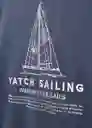 Buzo Sudadera Yatch Navy Talla 21 Niños Mango