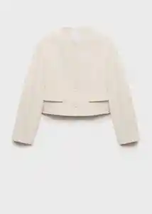 Chaqueta Cris Piedra Talla S Mujer Mango