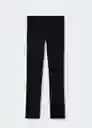 Leggings Alexei3 Negro Talla 24 Mujer Mango