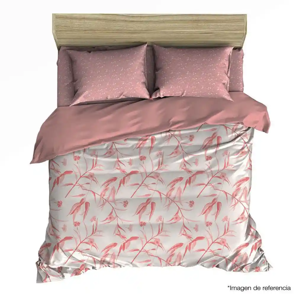 Set Edre+Semi J/Cama Ola Doble Null - Estampado