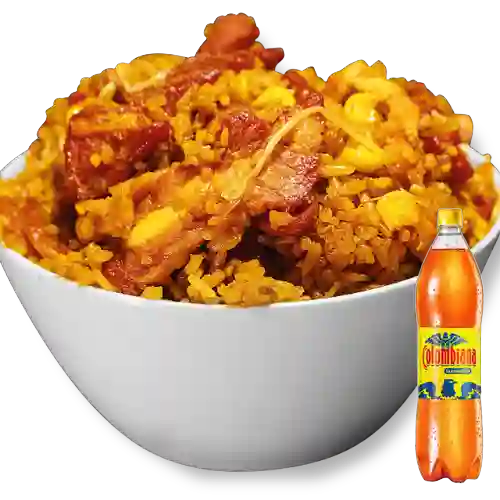 Combo Arroz Ranchero (12 Personas) + Colombiana 1.5 l