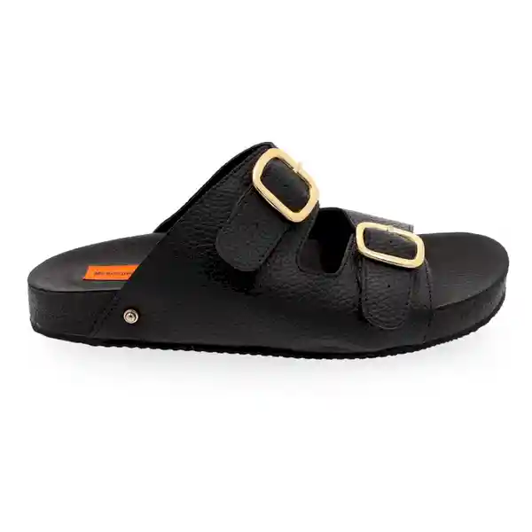 Sandalias Hebilla Bubbles Negro Talla 40 Mercedes Campuzano