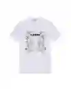 Camiseta Graphic Femenino Blanco 0 Claro T.S Chevignon