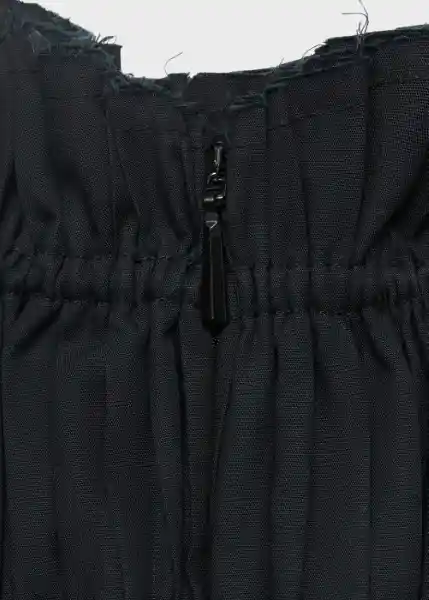 Top Luna Negro Talla M Mujer Mango