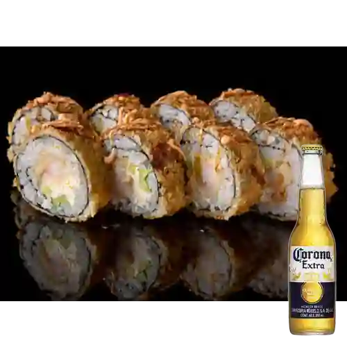 Combo Ebi Roll + Cerveza Corona Bot. 355ml