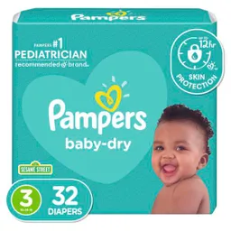 Pampers Baby Dry Pañales Talla 3
