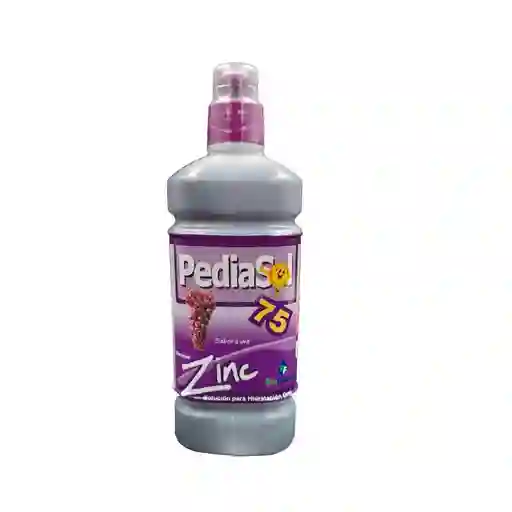 Pediasol 75 Suero Con Zinc Sabor Uva