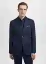 Blazer Americana Amalfi Navy Talla 50 Hombre Mango