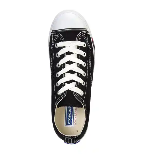 Croydon Tenis Royal lo Cut Para Hombre Negro Talla 27