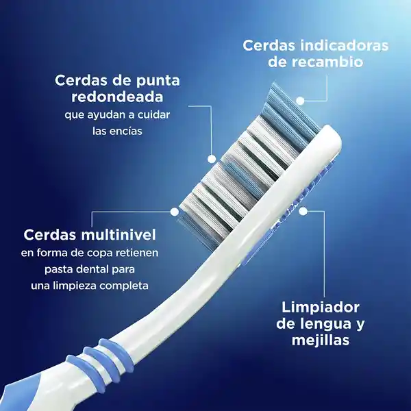 Cepillo de Dientes Oral-B Clean Complete Suave 3 Unidades