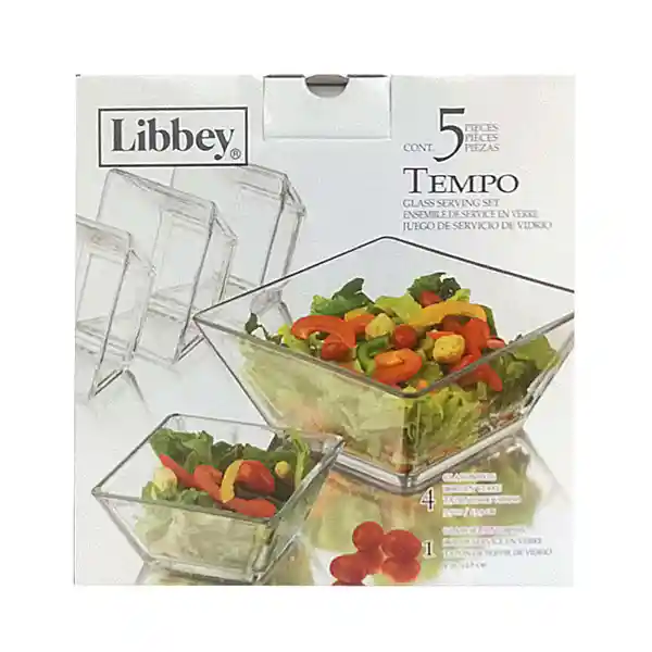 Libbey Juego Ensaladera Tempo