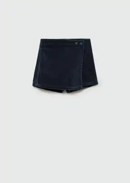 Short Sharon Navy Talla 12 Niñas Mango