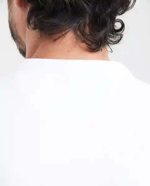 Camiseta Polo Neru Neck Masculino Blanco 0 Claro XS Chevignon