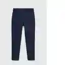 Pantalón Malu5-h Navy Talla 38 Mujer Mango