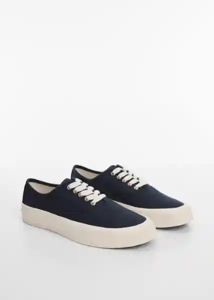 Zapatos Deportivo Cngodov Navy Talla 41 Mujer Mango