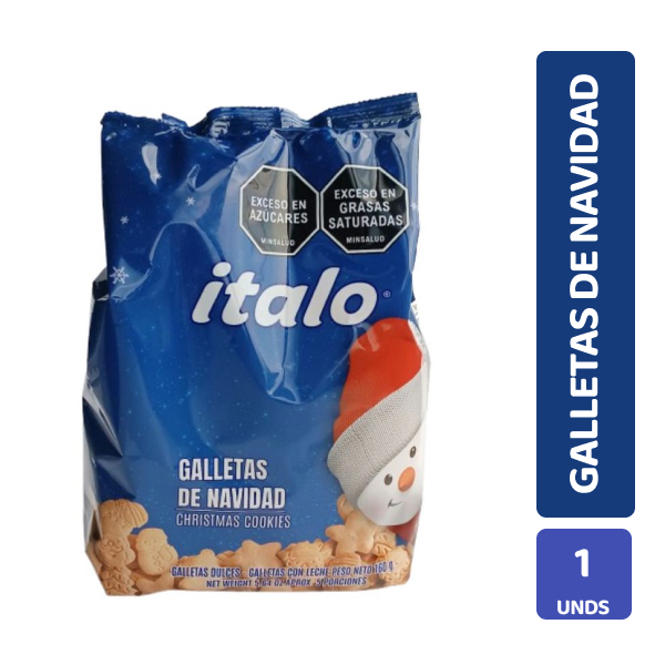 Italo Galleta Dulces Leche Navidad 160 g