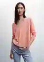 Saco Jersey Luccav Salmon Talla M Mujer Mango