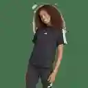 Adidas Camiseta 3s sj Para Mujer Negro Talla Ref: JM2393