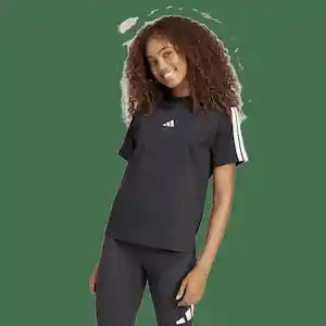 Adidas Camiseta 3s sj Para Mujer Negro Talla Ref: JM2393