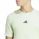 Adidas Camiseta Wo Pow Tee Hombre Verde Talla L Ref: IS3801