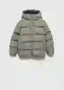 Chamarra Anorak Africa Verde Pastel Talla 07 Niños Mango