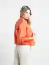 Camisa Gimignano Naranja Árabe Medio Mujer Talla L Naf Naf