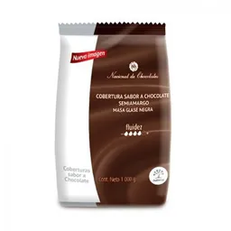 Nacional de Chocolate Cobertura Sabor Chocolate Semiamargo 1 Kg