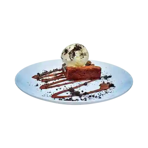 Brownie con Helado