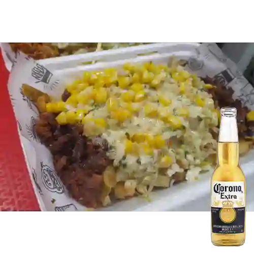 Combo Papalas Mixtas + Corona 350 ml