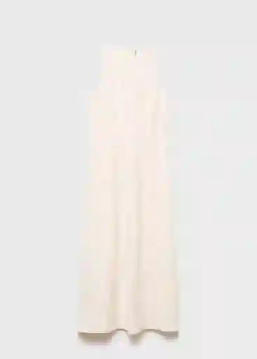 Vestido Pepa Crudo Talla S Mujer Mango