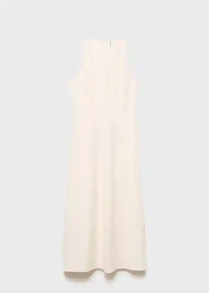 Vestido Pepa Crudo Talla S Mujer Mango