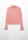 Buzo Jersey Pepa Rosa Talla L Mujer Mango