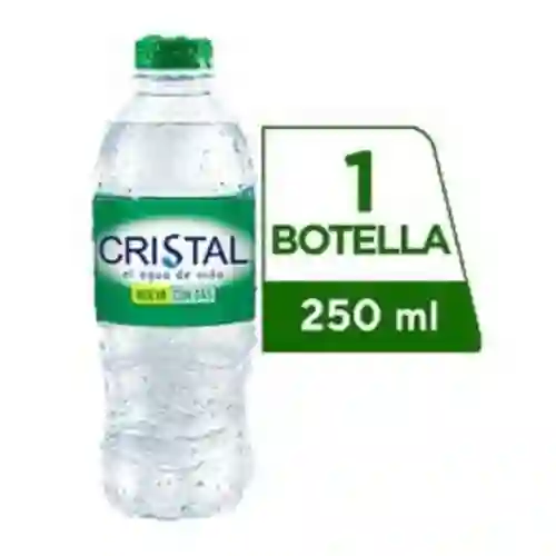 Agua Cristal con Gas Botella X 250 ml