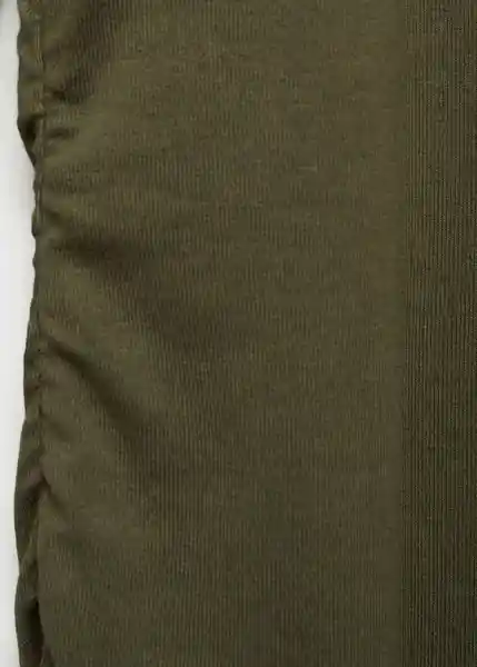 Vestido Basila Khaki Talla L Mujer Mango