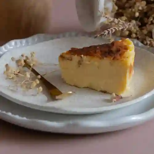 Porción Tarta Vasca
